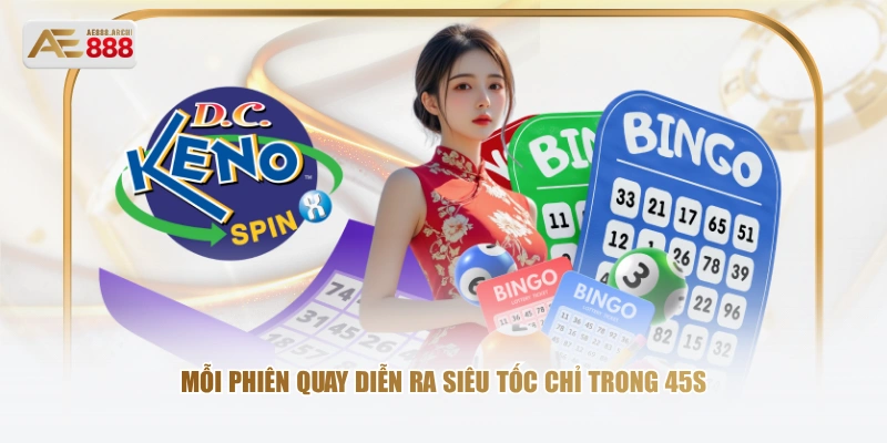 Mỗi phiên quay diễn ra siêu tốc chỉ trong 45s